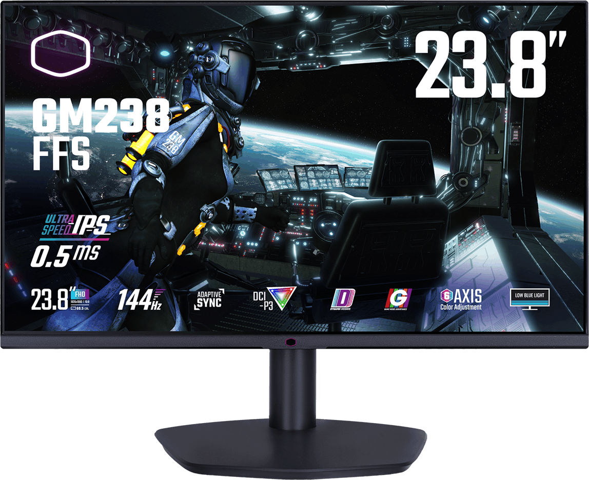 Refurbished CoolerMaster Gaming GM238-FFS LED display Full HD Zwart Refurbished CoolerMaster Gaming GM238-FFS LED display Full HD Zwart